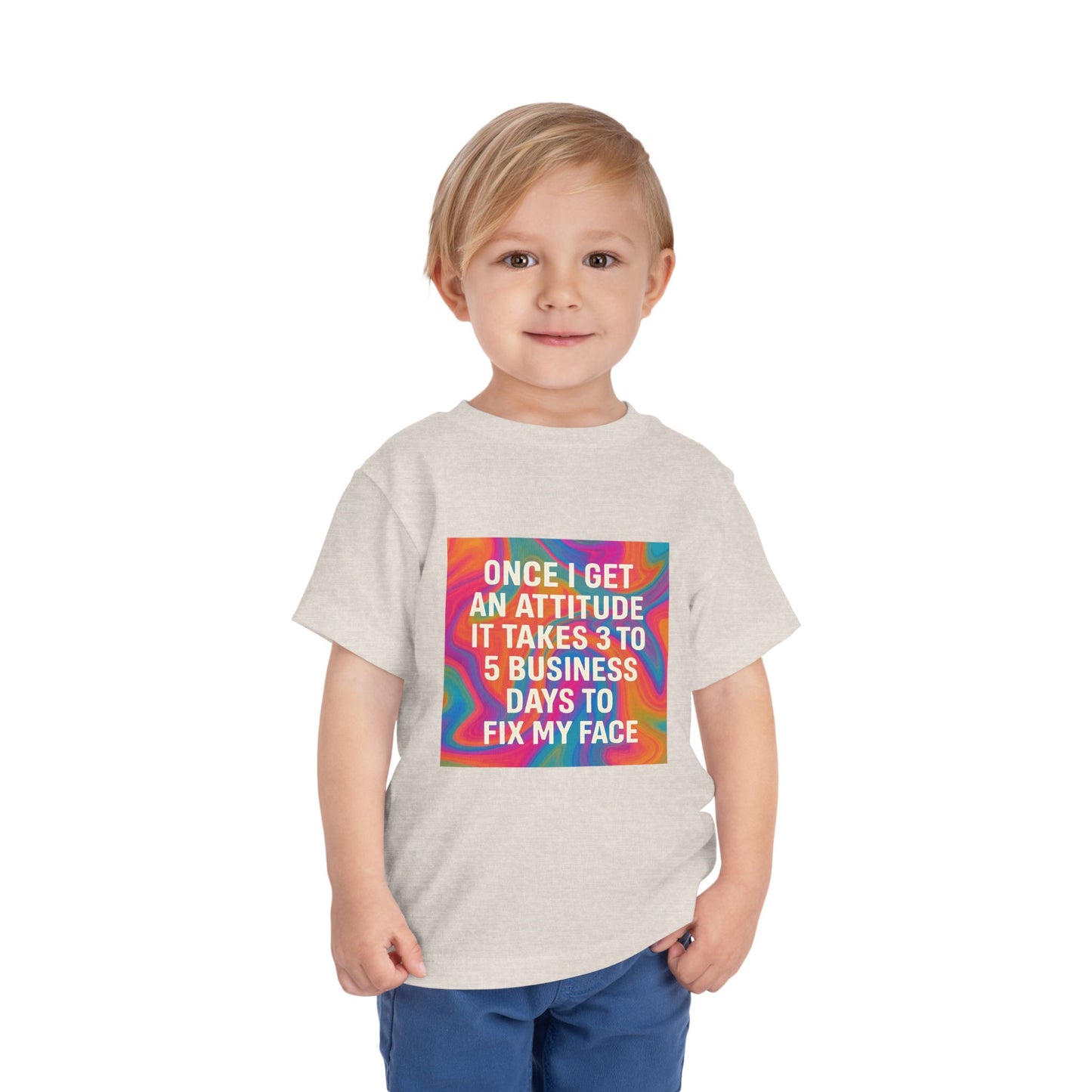 Fix My Face Toddler Unisex Short Sleeve Crewneck Tee