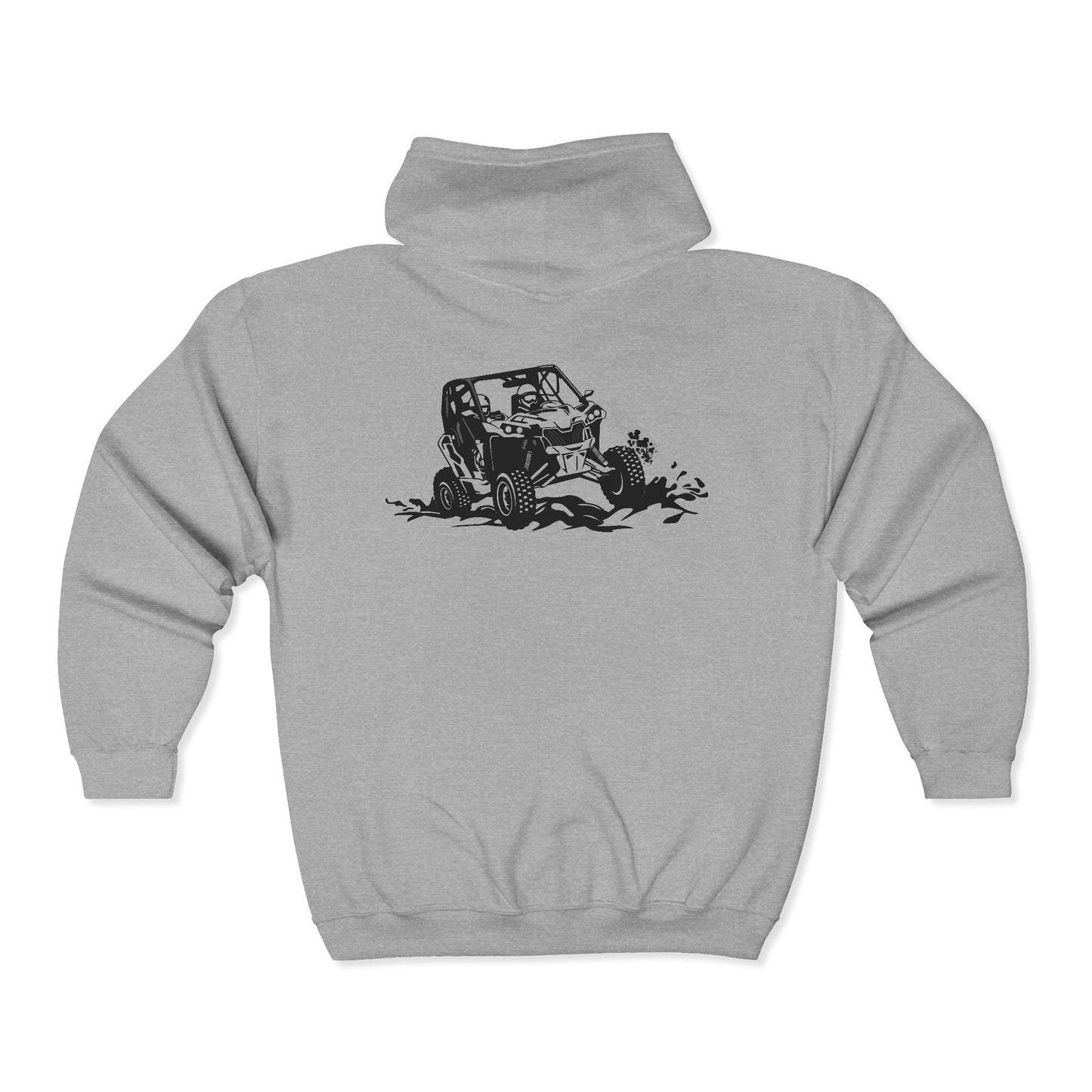 Slingin' Mud Side By Side Unisex Full Zip Hoodie