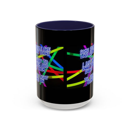 Glow Sticks 2-Tone Coffee Mug