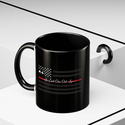 Thin Red Line 2-Tone Coffee Mug