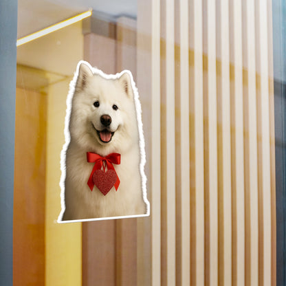 Cupid's Companion Samoyed Vinyl Decal