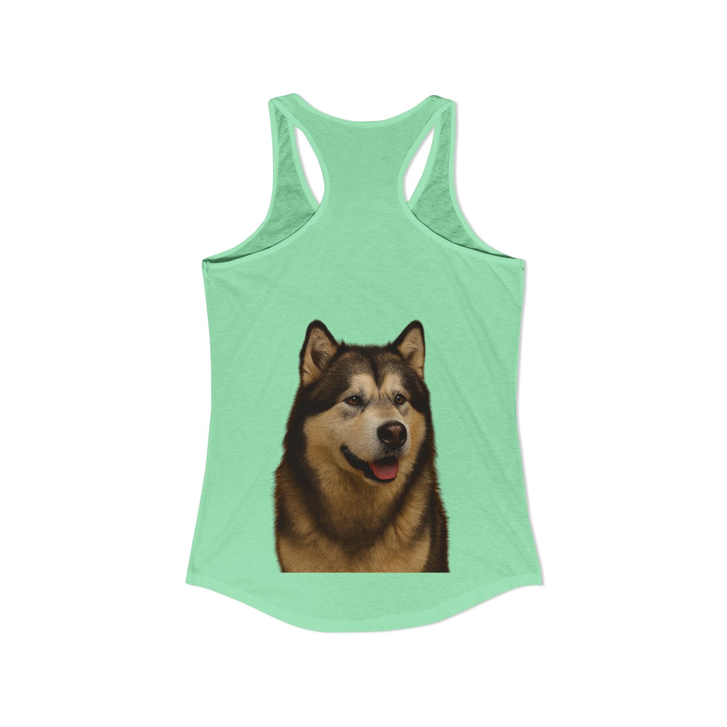 Malamute Head Women's Racerback Tank