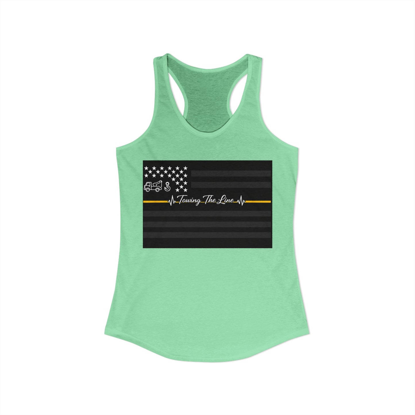 Thin Yellow Line Women's Racerback Tank