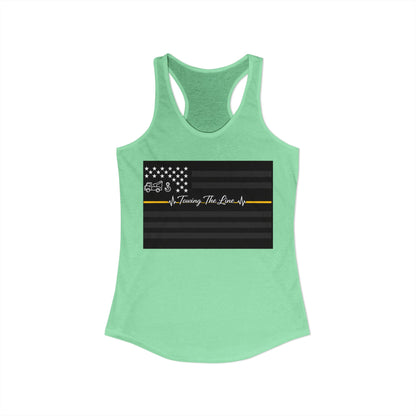 Thin Yellow Line Women's Racerback Tank