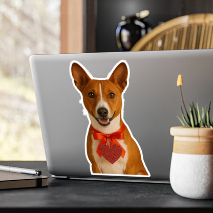 Cupid's Companion Basenji Vinyl Decal