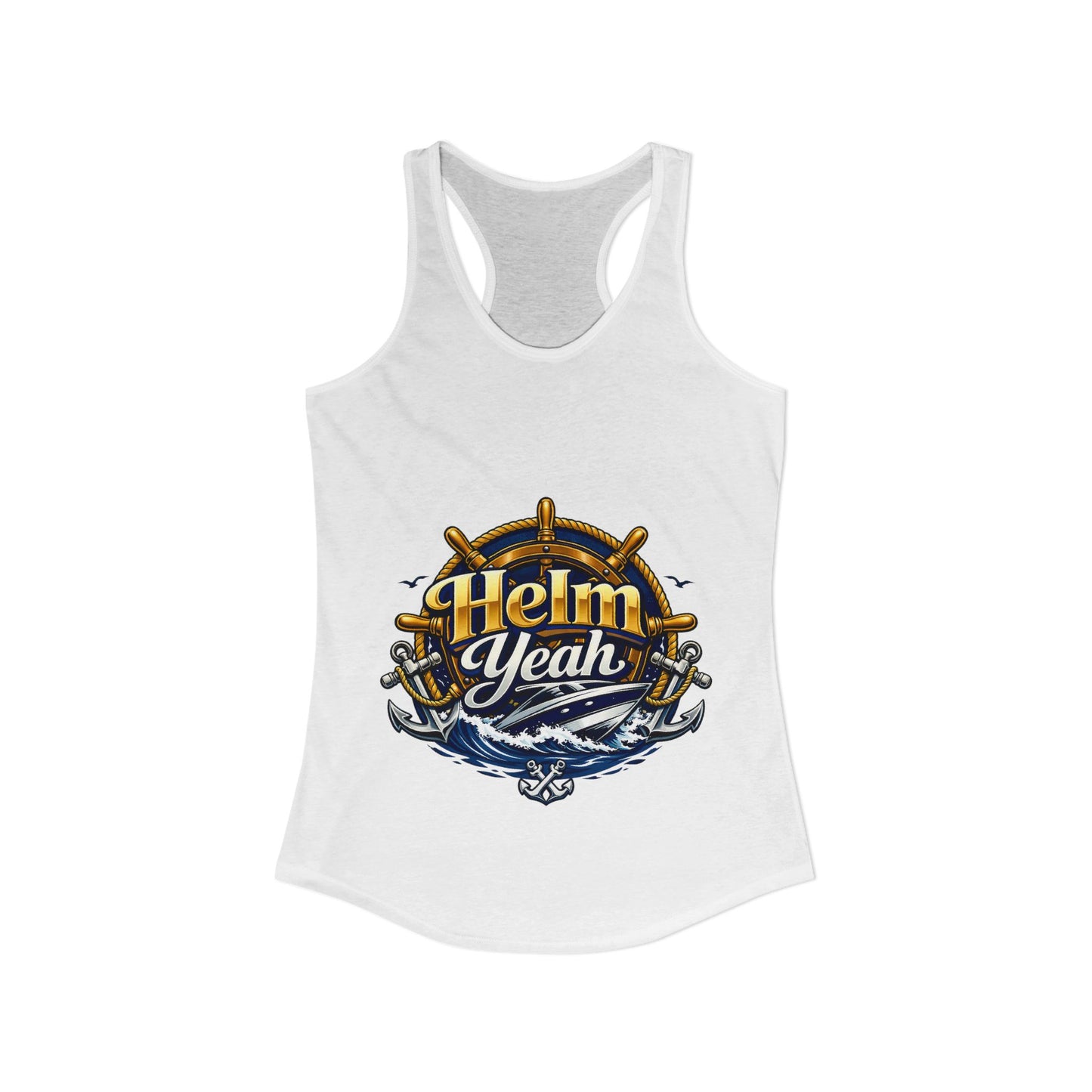 Helm Yeah Women's Racerback Tank
