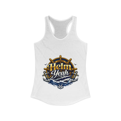 Helm Yeah Women's Racerback Tank