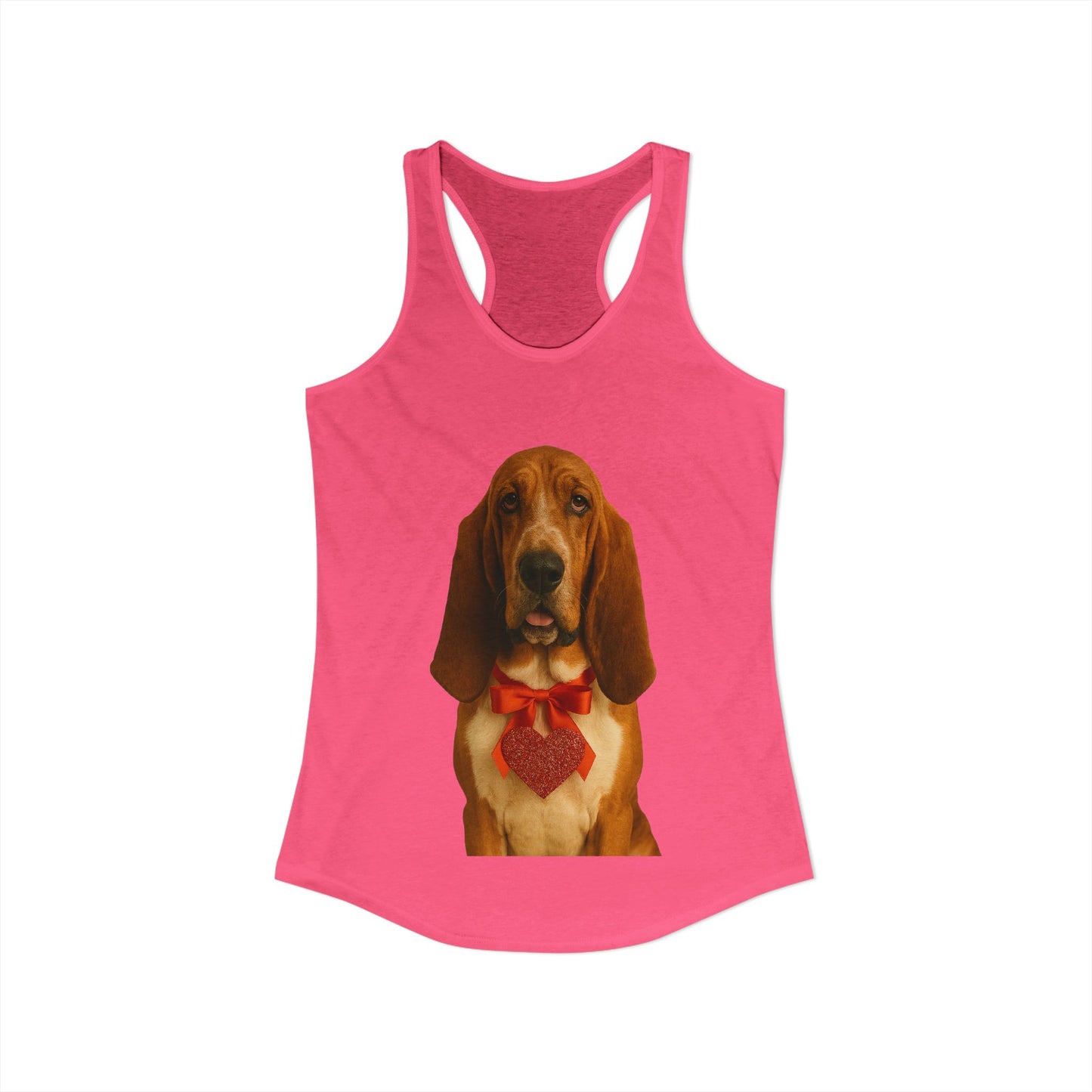 Cupid's Companion Basset Women's Racerback Tank