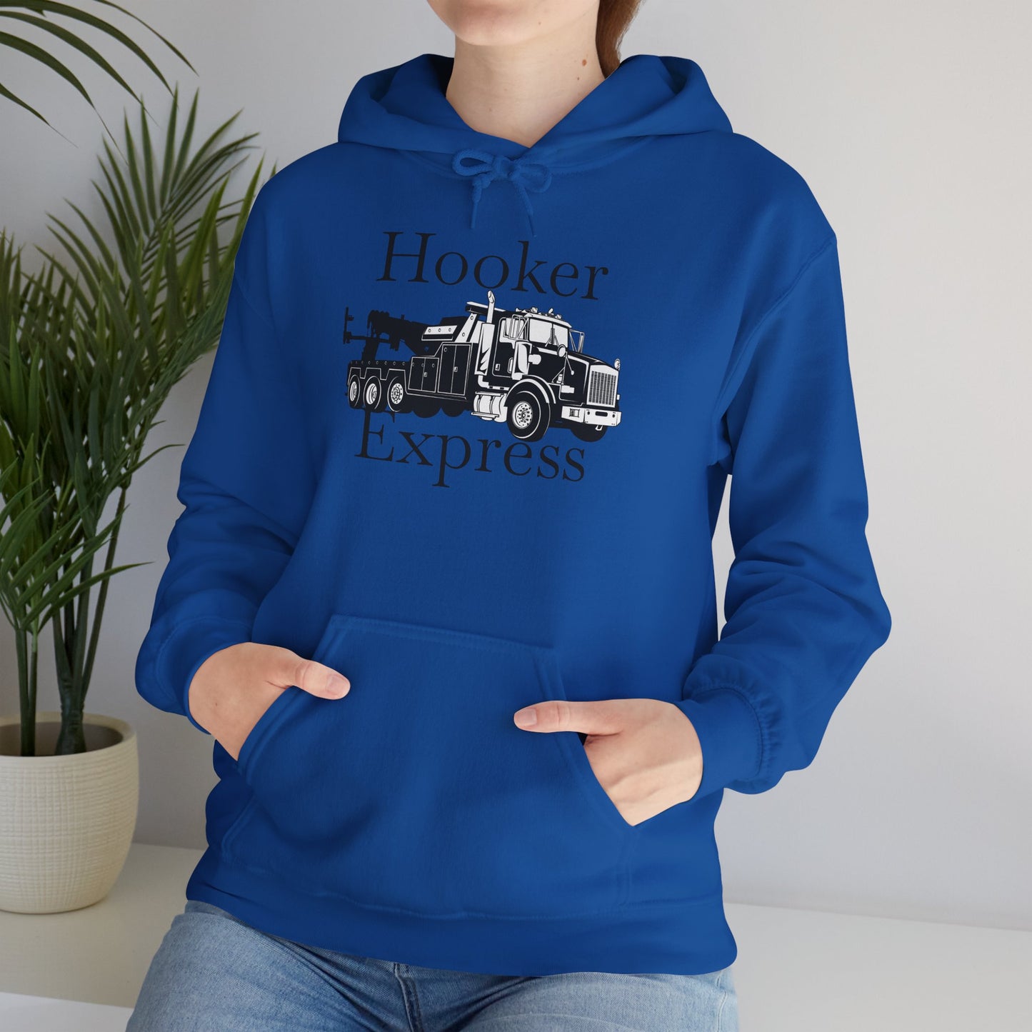 H**ker Express Heavy Tow Truck Unisex Hoodie