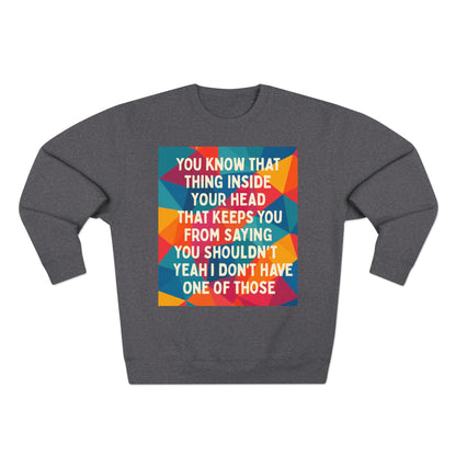 No Filter Unisex Crewneck Sweatshirt