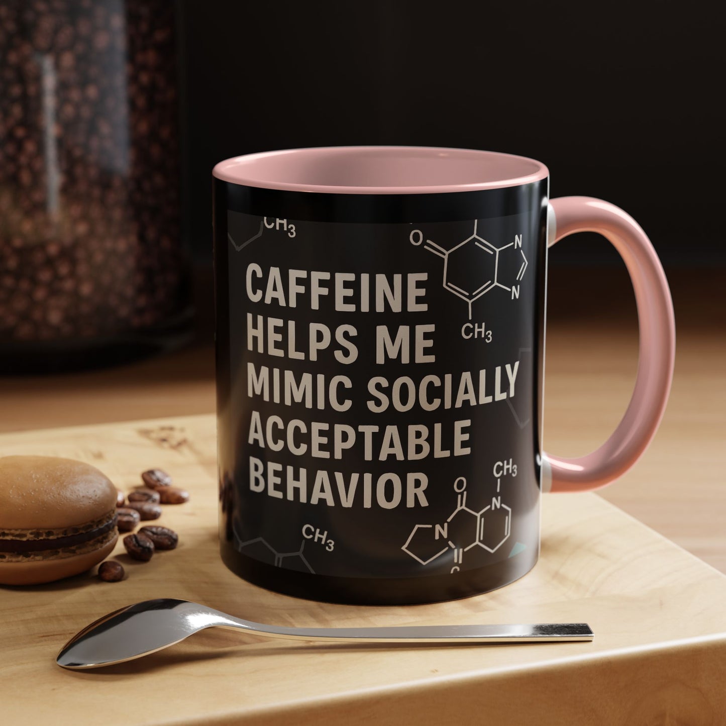 Socially Acceptable 2-Tone Coffee Mug