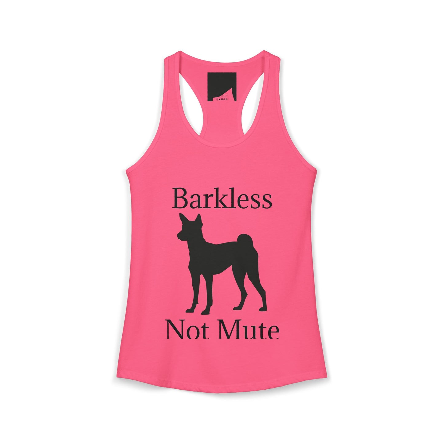 Barkless Not Mute Women's Racerback Tank