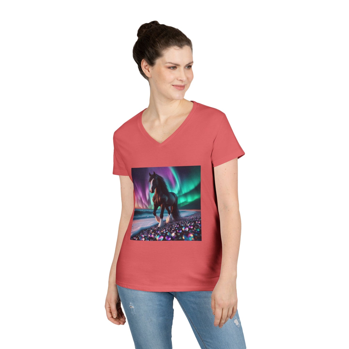 Midnight Magic Women's V-Neck T-Shirt