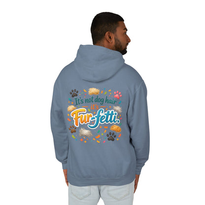 Fur-Fetti Dog Unisex Lightweight Hoodie