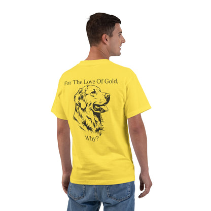 For The Love Of Gold Men's Short-Sleeve Crewneck Tee