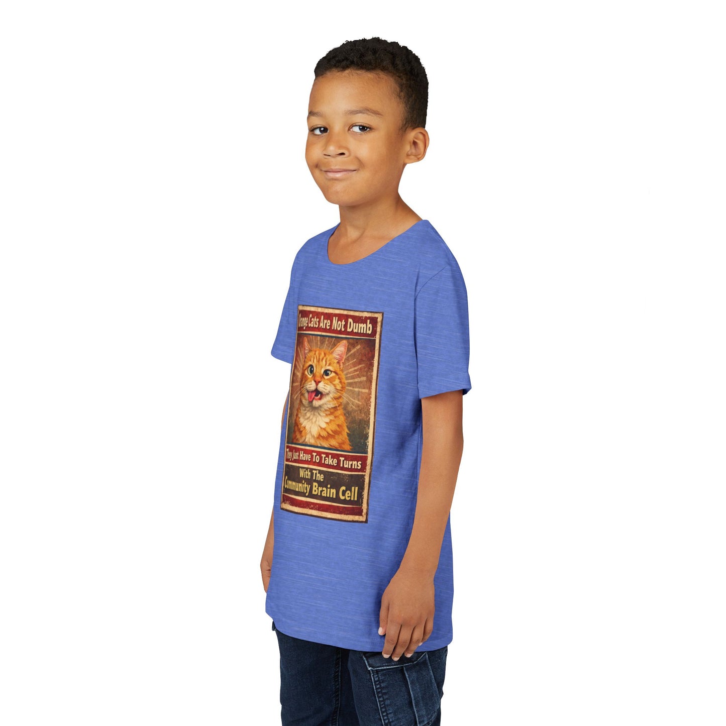 Community Brain Cell Youth Unisex Short Sleeve Crewneck Tee