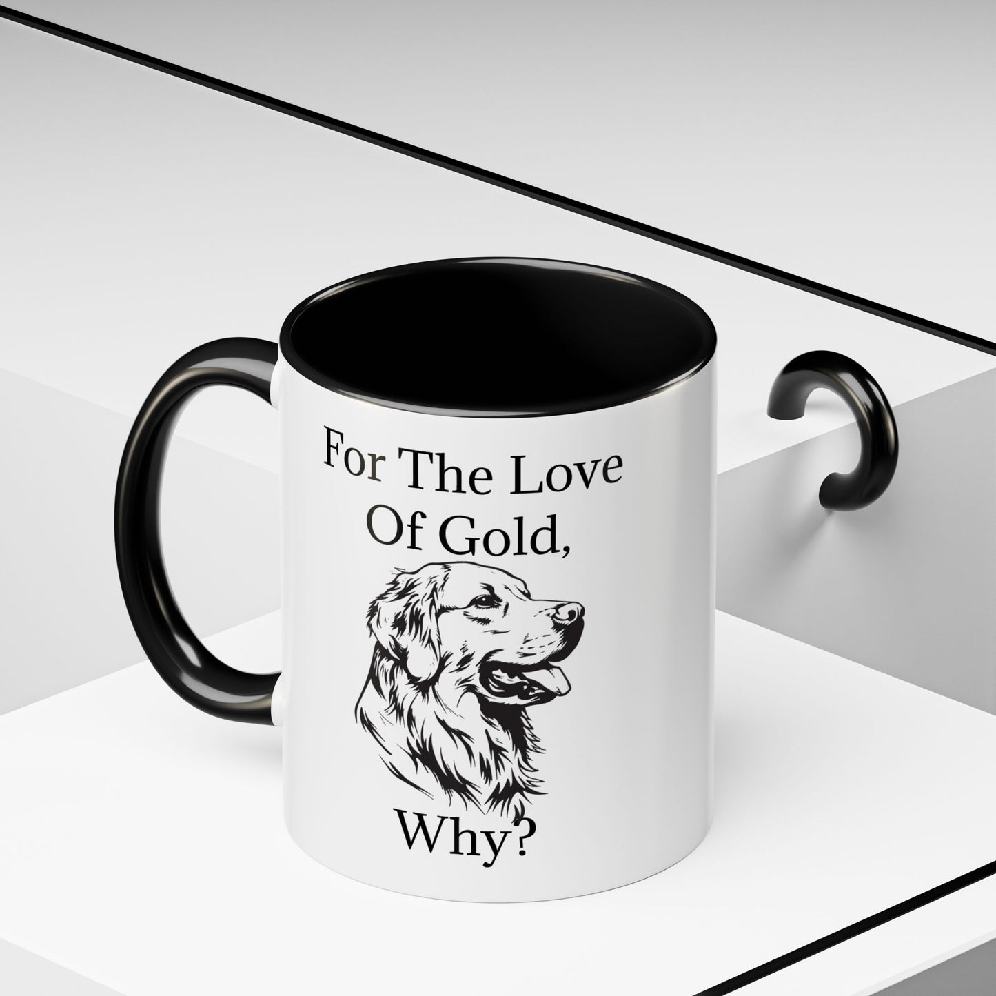 For The Love Of Gold 2-Tone Coffee Mug