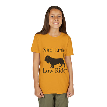 Sad Little Low Rider Youth Unisex Short Sleeve Crewneck Tee