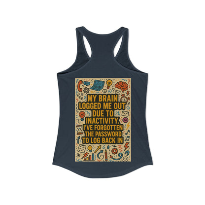 Logged Out Women's Racerback Tank