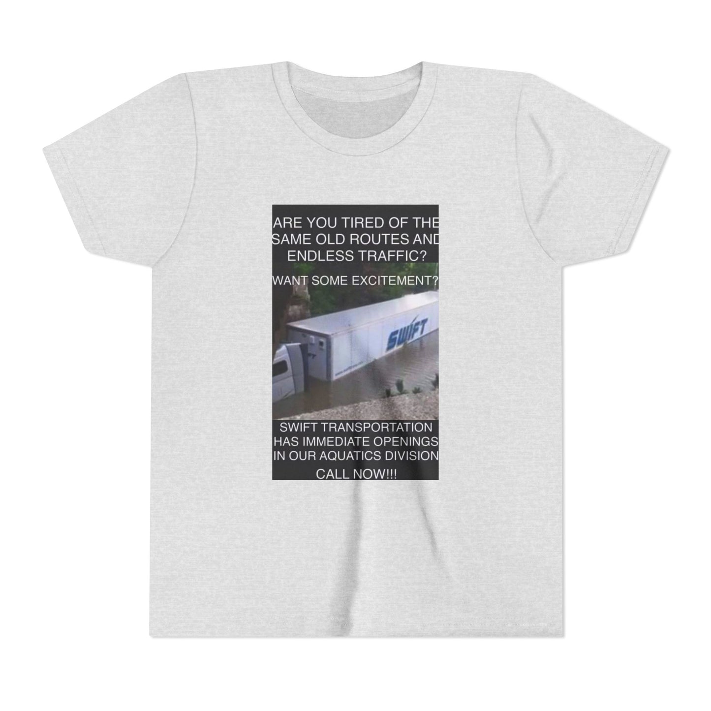 Swift Aquatics Youth Unisex Short Sleeve Crewneck Tee