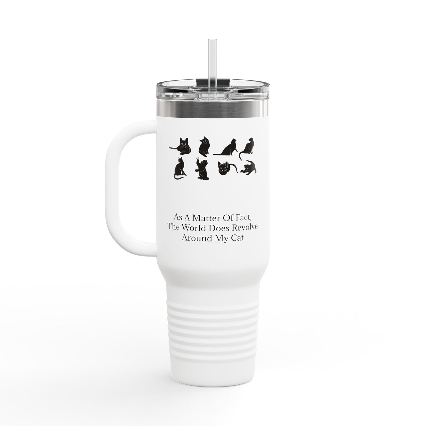 Matter Of Fact Cat Insulated Travel Mug