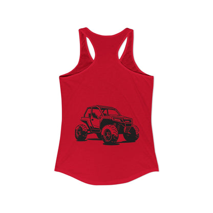 Off The Beaten Path Side By Side Women's Racerback Tank