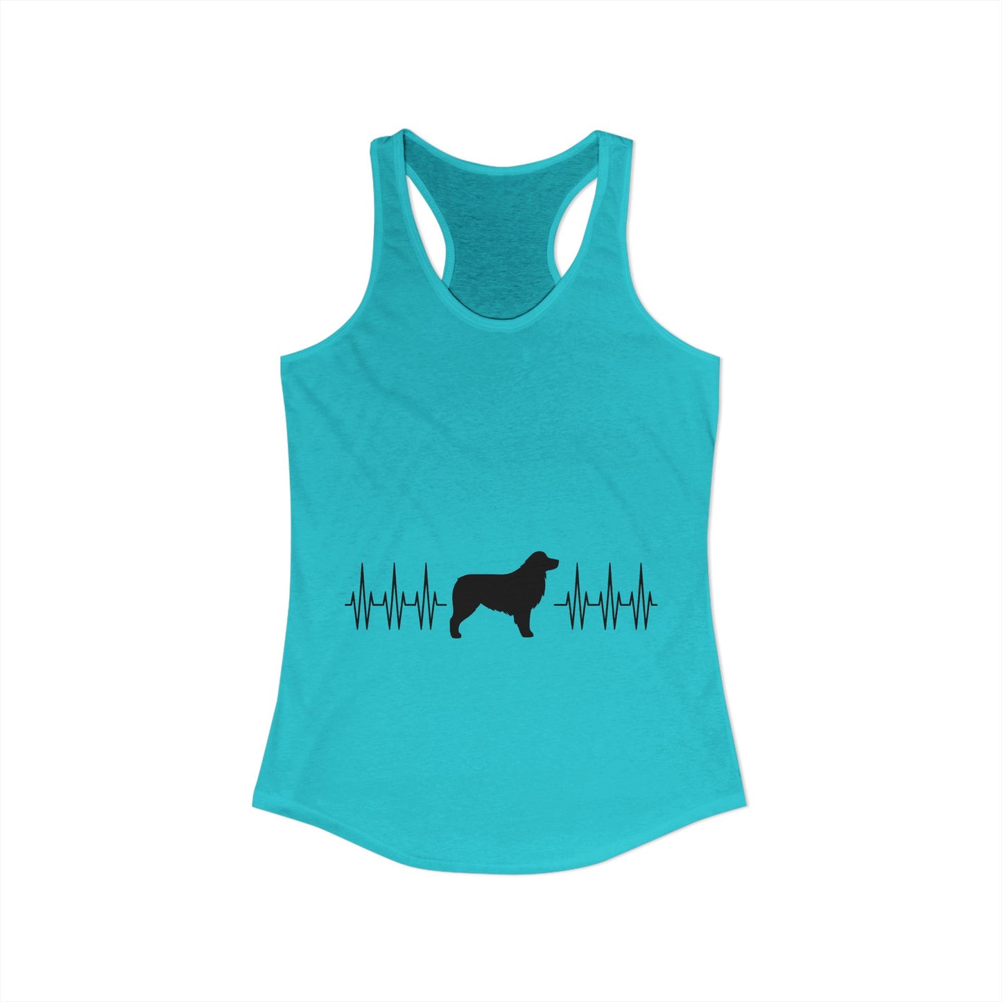 My Heart Beats For Aussies Women's Racerback Tank