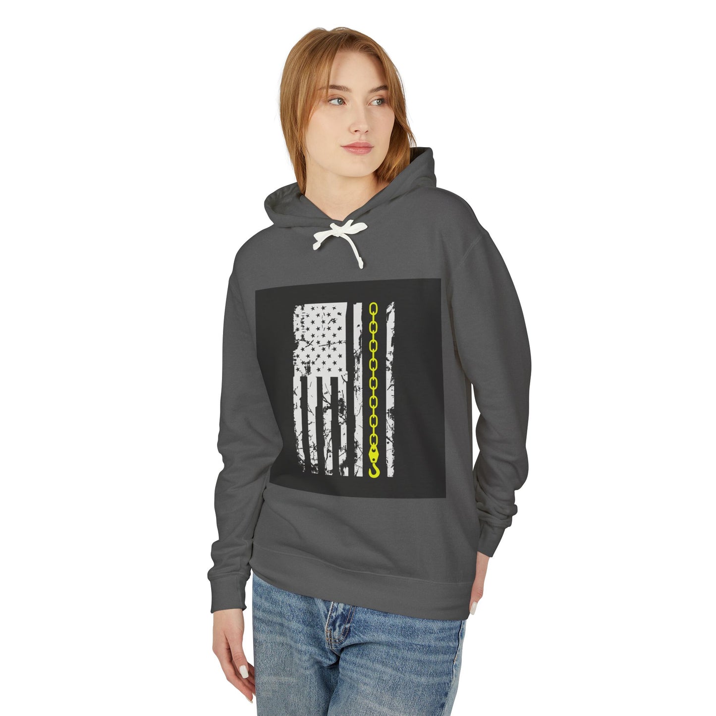 Thin Yellow Line Unisex Lightweight Hoodie