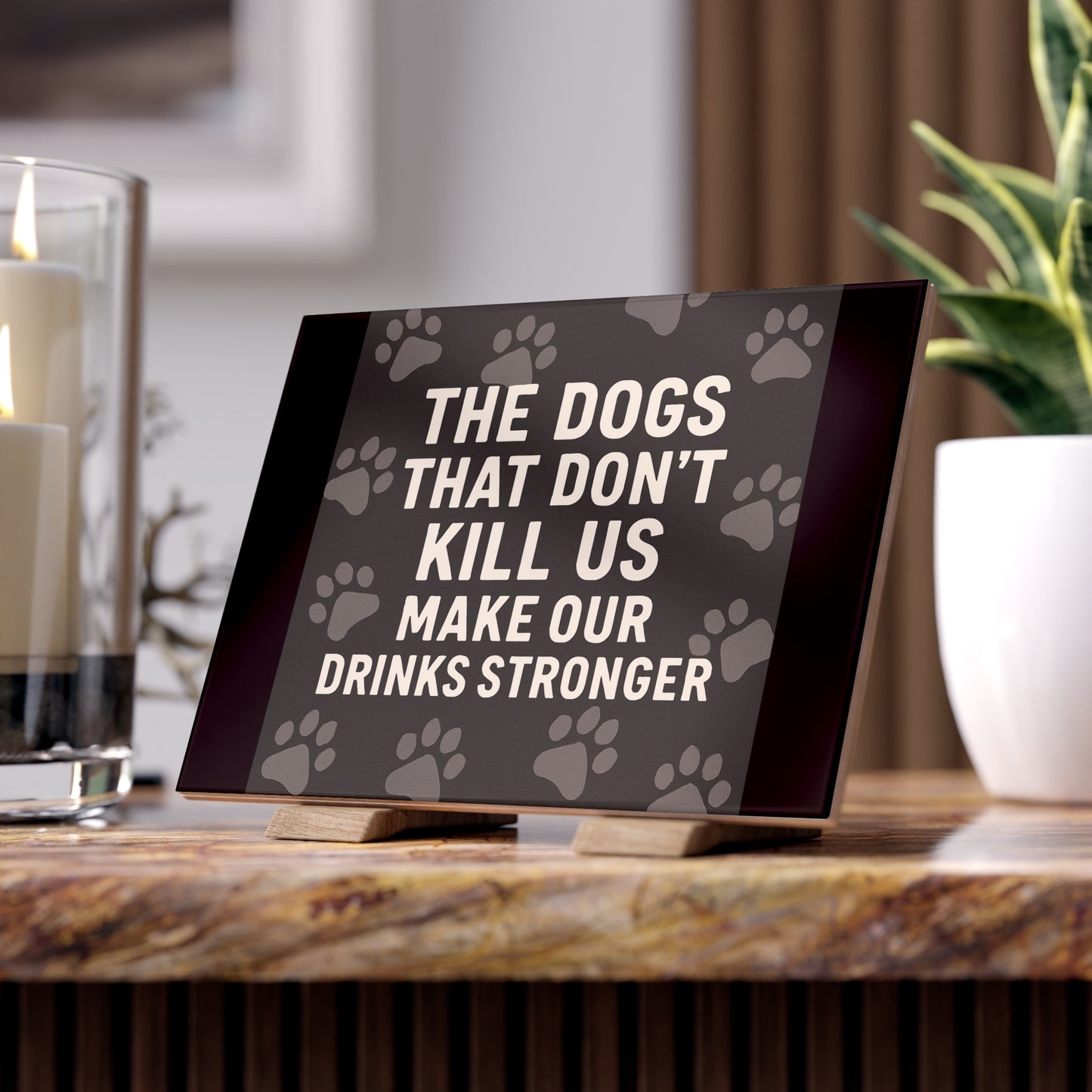 Drinks Stronger Ceramic Photo Tile