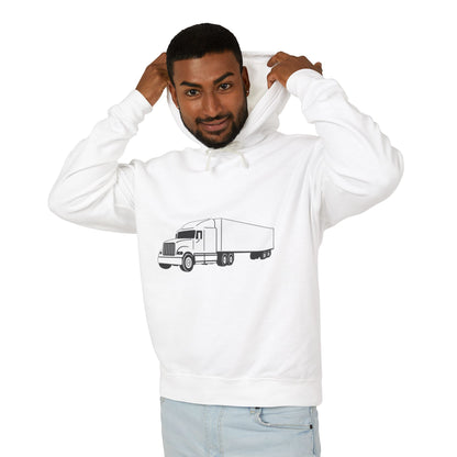 Semi Truck Unisex Lightweight Hoodie