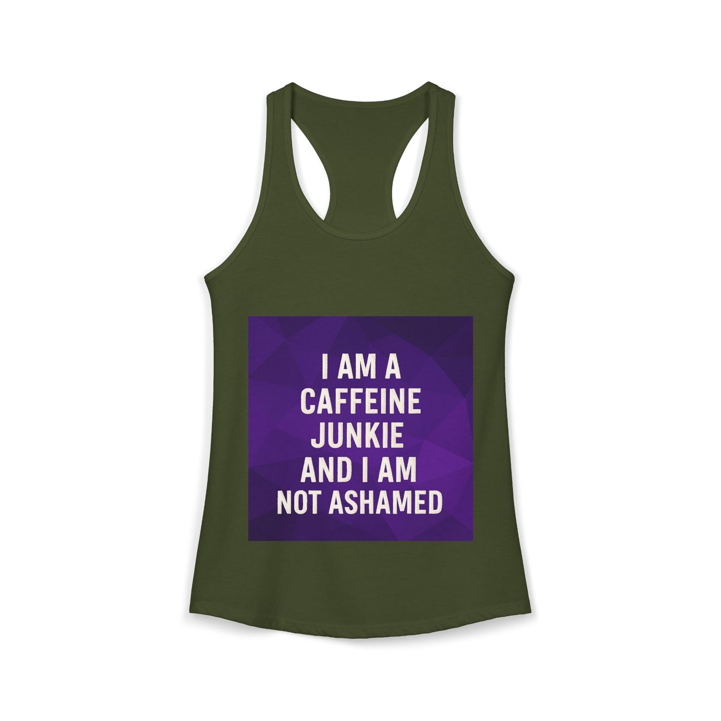 Caffeine Junkie Women's Racerback Tank