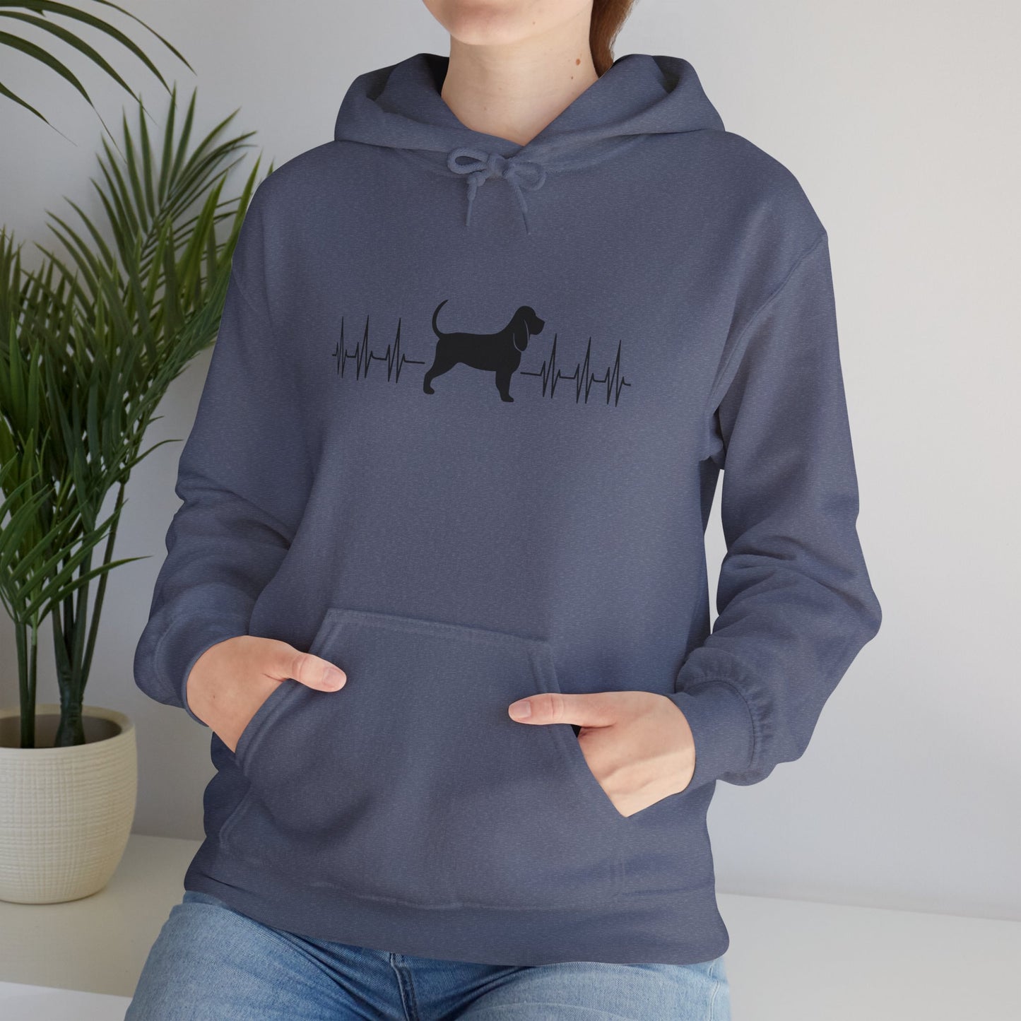 My Heart Beats For Bloodhounds Unisex Hoodie