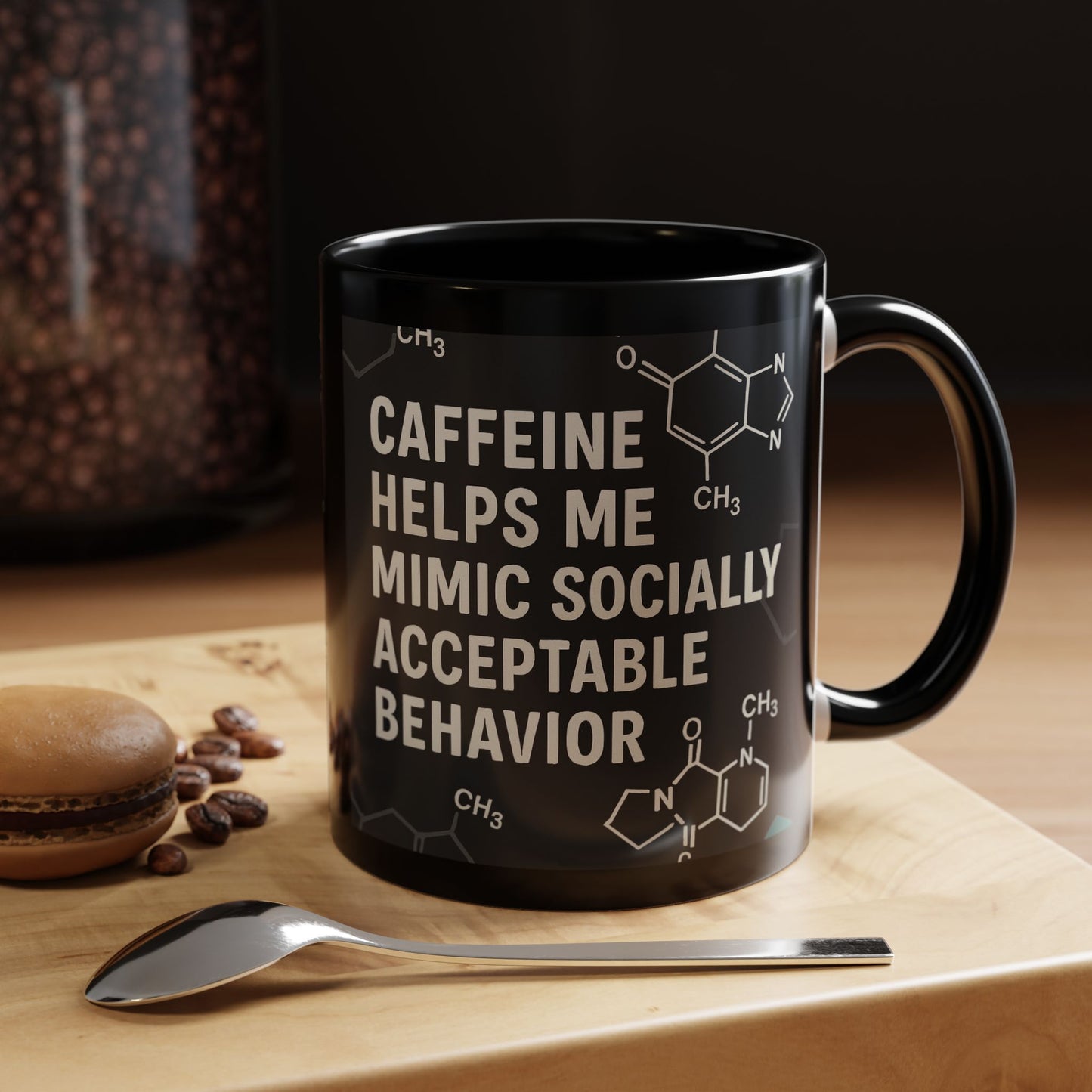 Socially Acceptable 2-Tone Coffee Mug