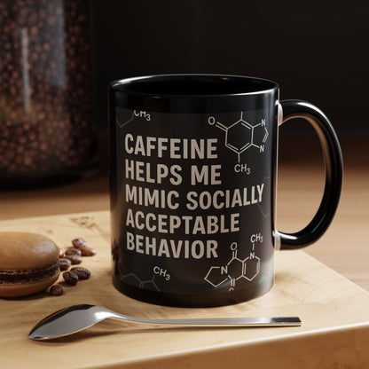 Socially Acceptable 2-Tone Coffee Mug