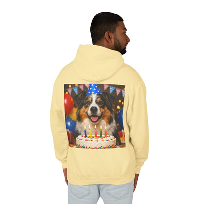 Birthday Buddy Aussie Unisex Lightweight Hoodie