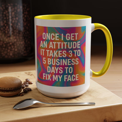 Fix My Face 2-Tone Coffee Mug