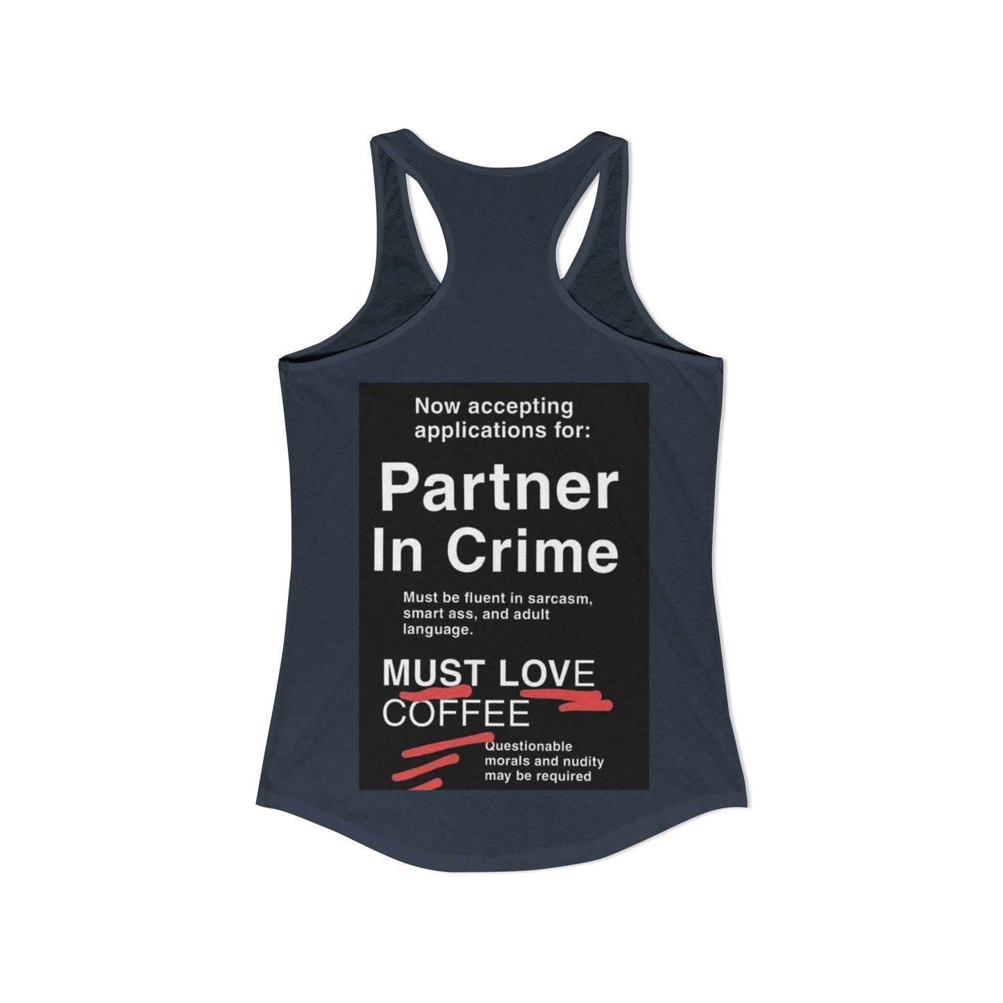 Partner In Crime Women's Racerback Tank