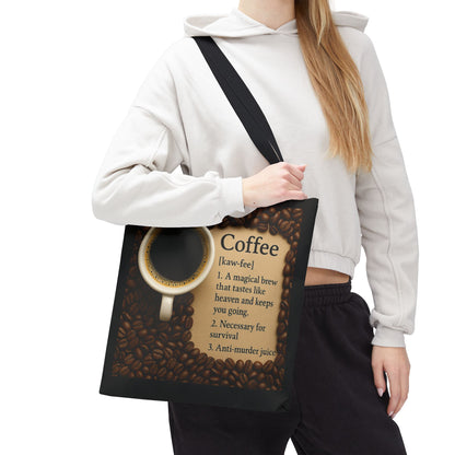 Coffee Definition Tote Bag