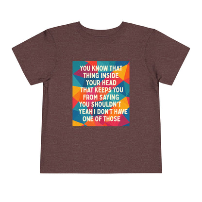 No Filter Toddler Unisex Short Sleeve Crewneck Tee