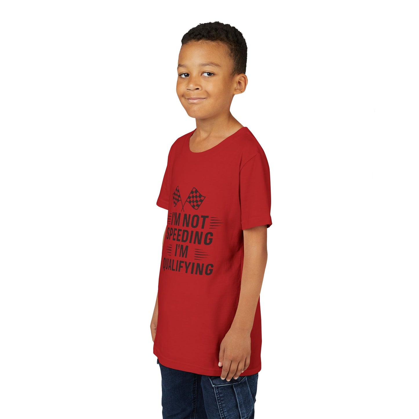 I'm Qualifying Youth Unisex Short Sleeve Crewneck Tee