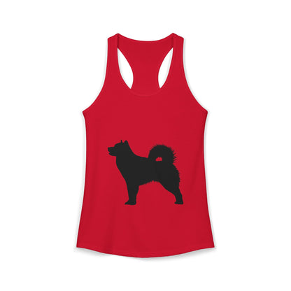 Malamute Silhouette Women's Racerback Tank