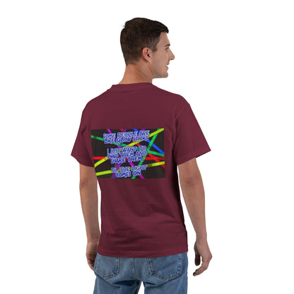 Glow Sticks Men's Short-Sleeve Crewneck Tee