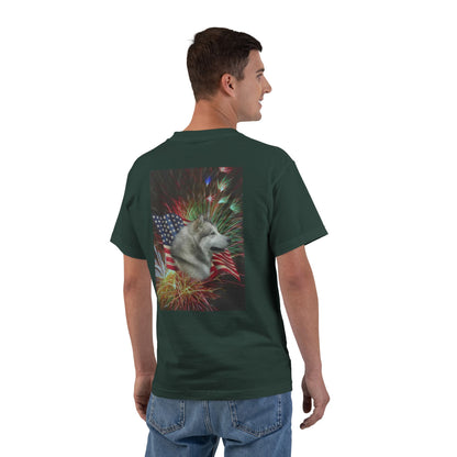 American Malamute Men's Short-Sleeve Crewneck Tee