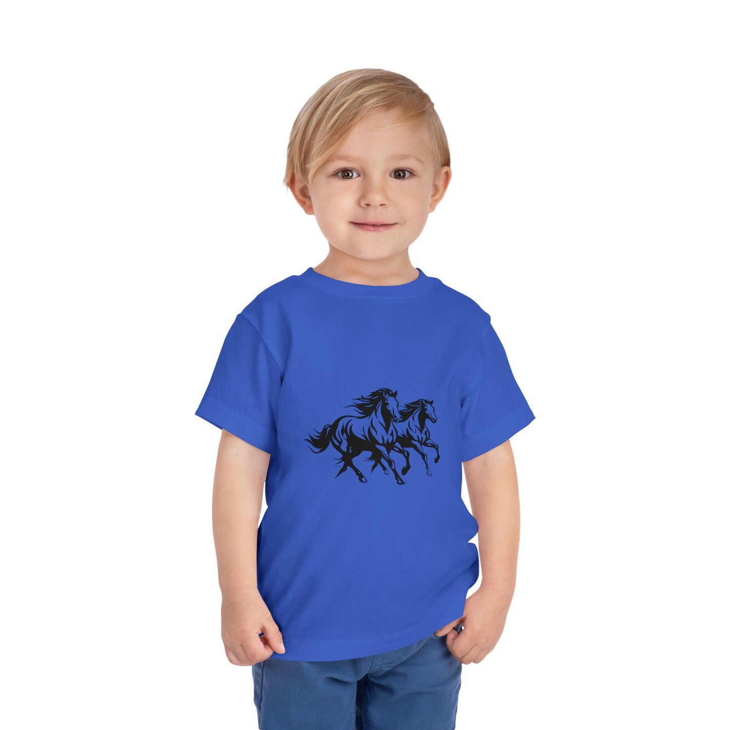 Horsin' Around Toddler Unisex Short Sleeve Crewneck Tee