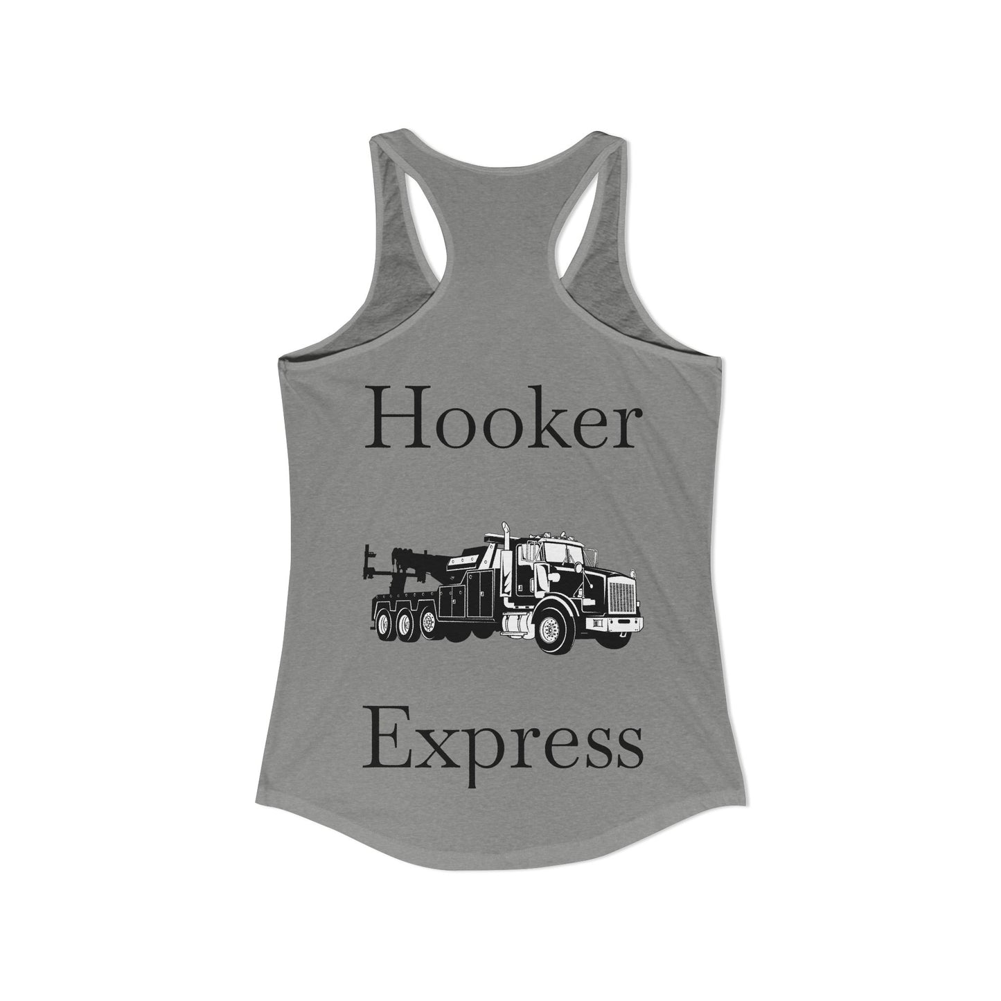H**ker Express Heavy Tow Truck Women's Racerback Tank