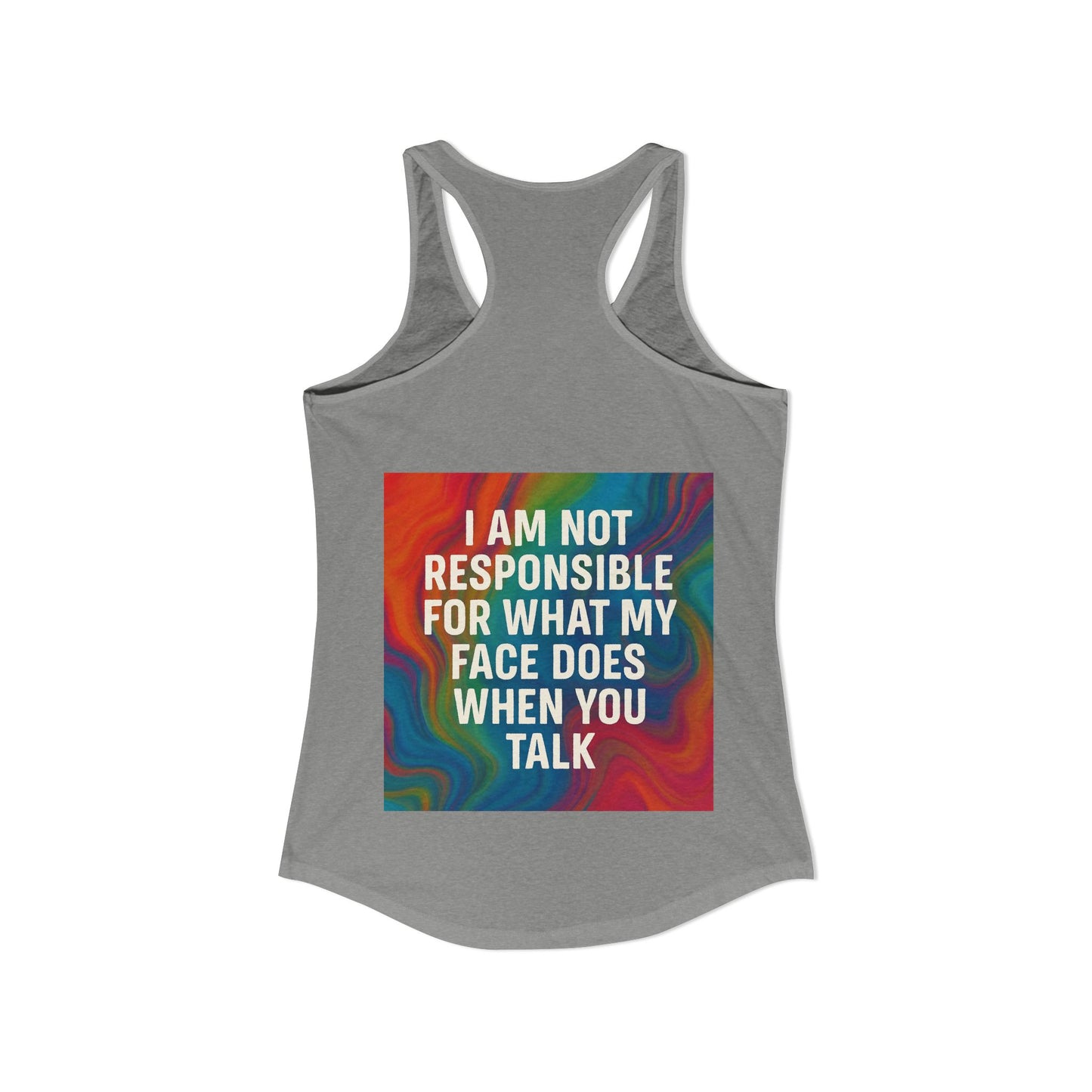 When You Talk Women's Racerback Tank