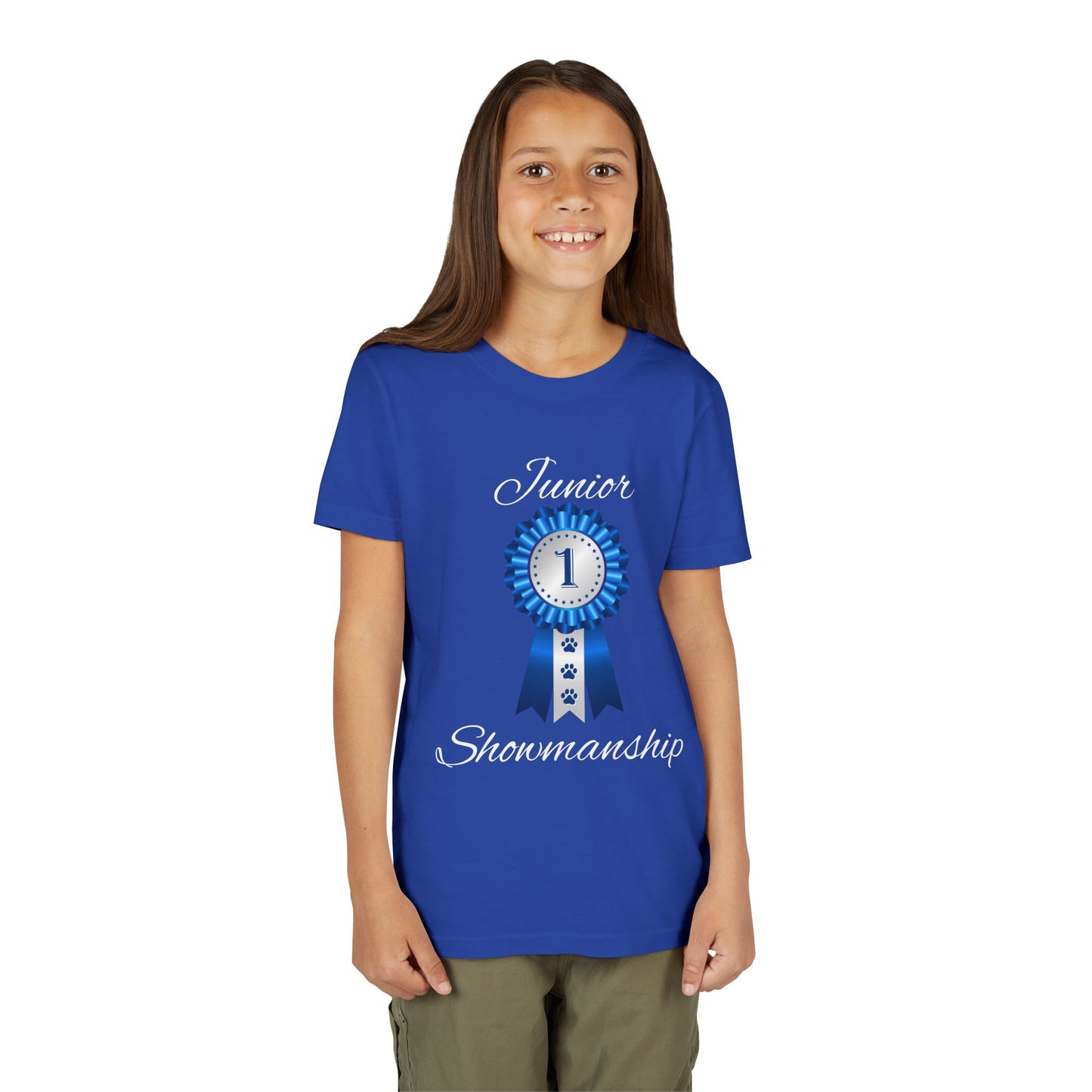 Junior Showmanship Youth Unisex Short Sleeve Crewneck Tee