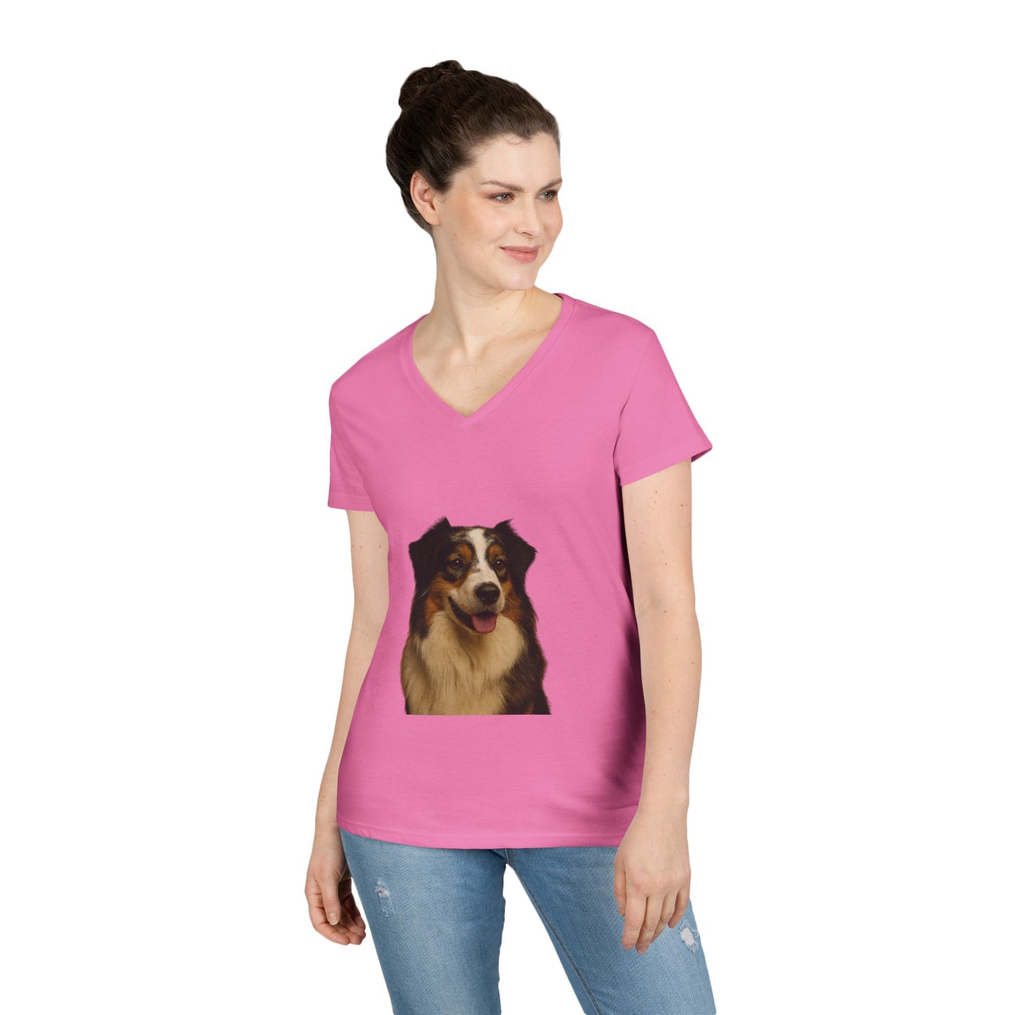 Aussie Head Women's V-Neck T-Shirt