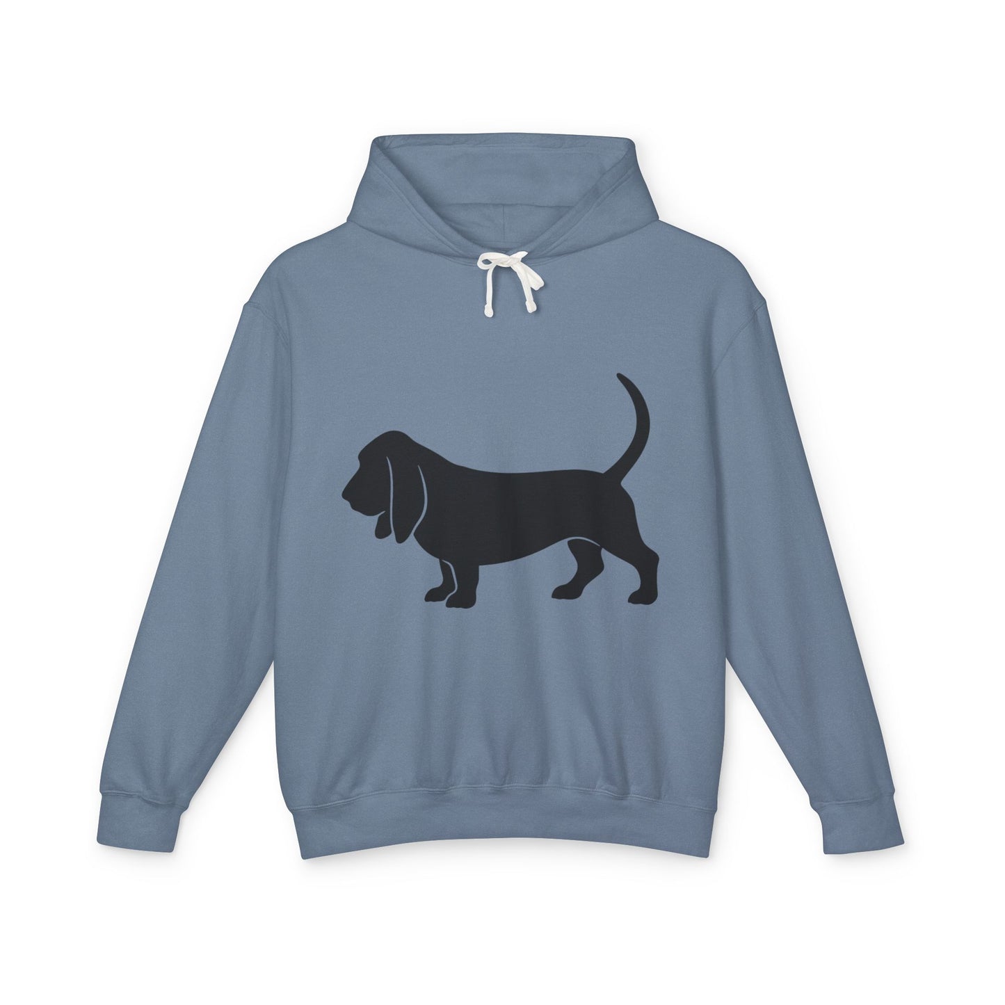 Basset Silhouette Unisex Lightweight Hoodie