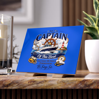 Captain Ceramic Photo Tile